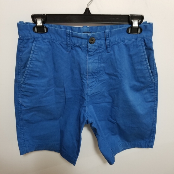 Old Navy Other - Old Navy Flat Front Casual Slim Fit Shorts Blue Men's Size 28 W Inseam 8"